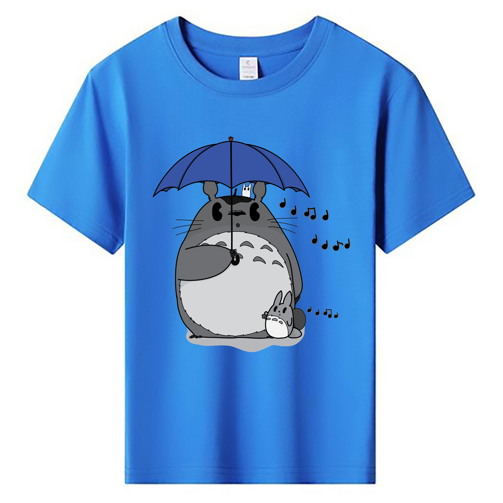 （画像用） となりのトトロ 草壁メイ 草壁サツキ My Neighbor Totoro Satsuki Kusakabe Mei Kusakabe 綿100％キッズTシャツ（フロントプリント）